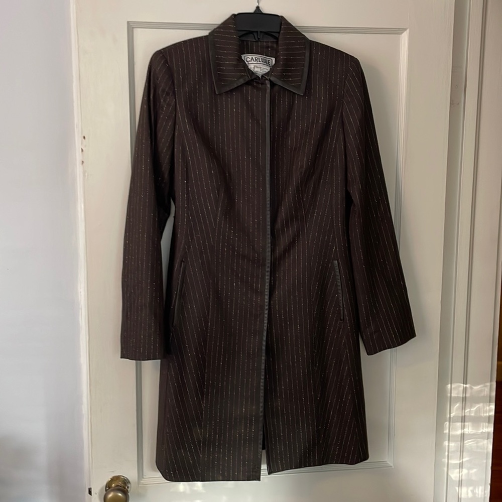 Carlisle long drank brown blazer